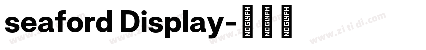 seaford Display字体转换